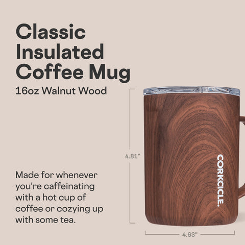 Corkcicle handle closeup highlighting ergonomic grip and comfort while holding