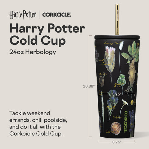 Corkcicle side profile showing flat easy-grip sides for comfortable hold