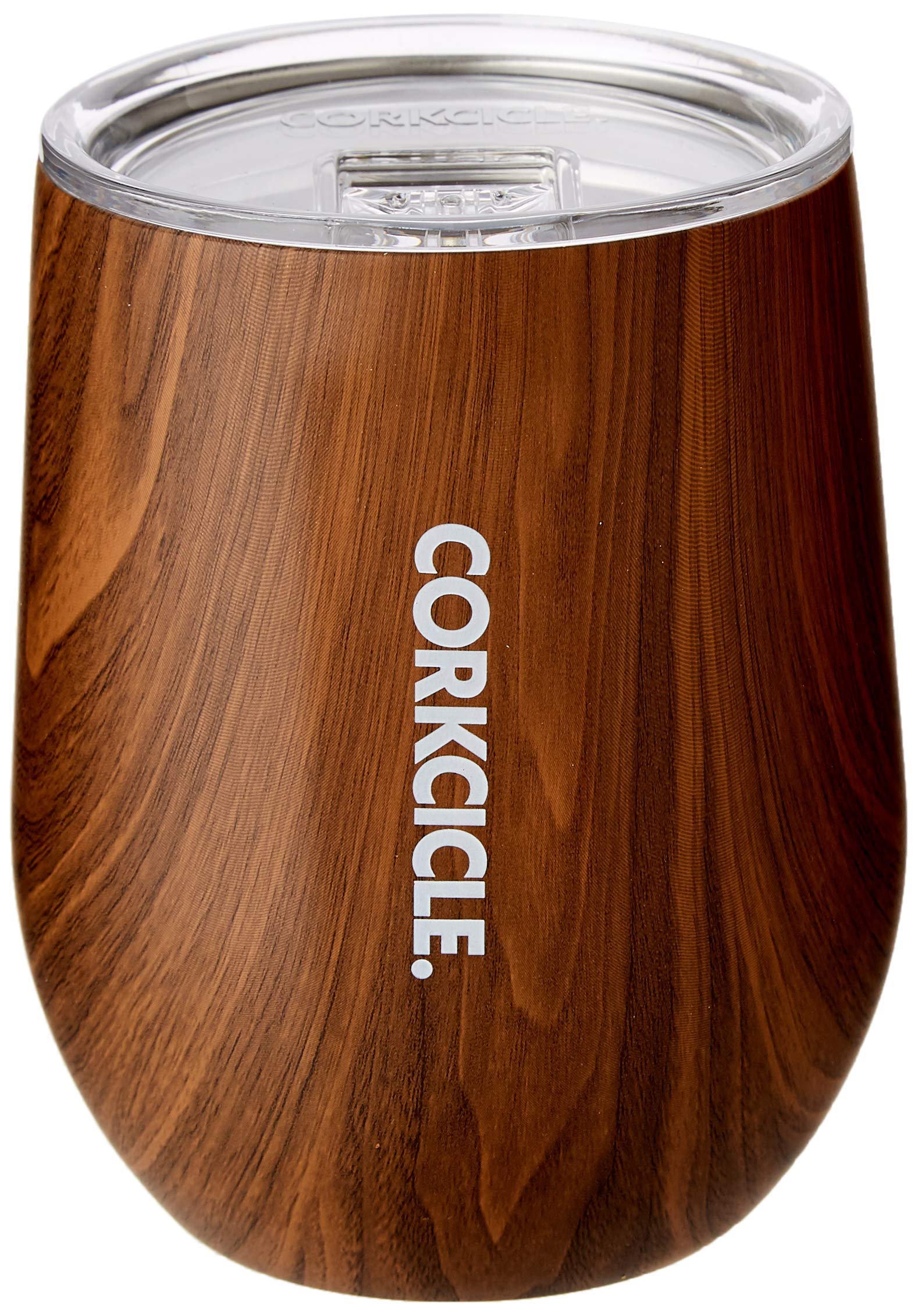 Corkcicle tumbler filled with red wine demonstrating chilled beverage enjoyment benefit