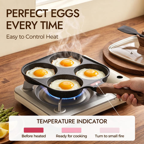 Corlekala glass lid with heat indicator showing readiness for even cooking
