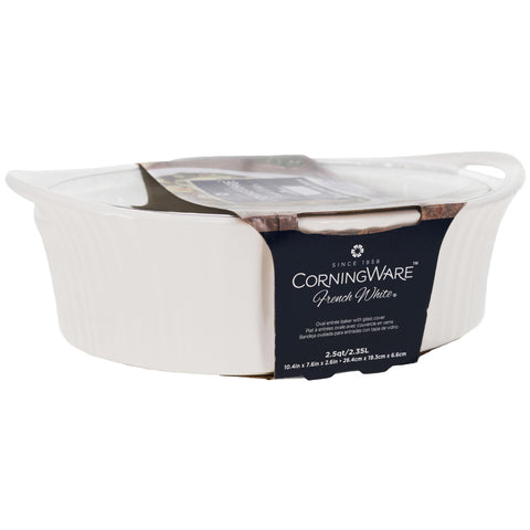 CorningWare casserole served on table showcasing easy serving and attractive presentation