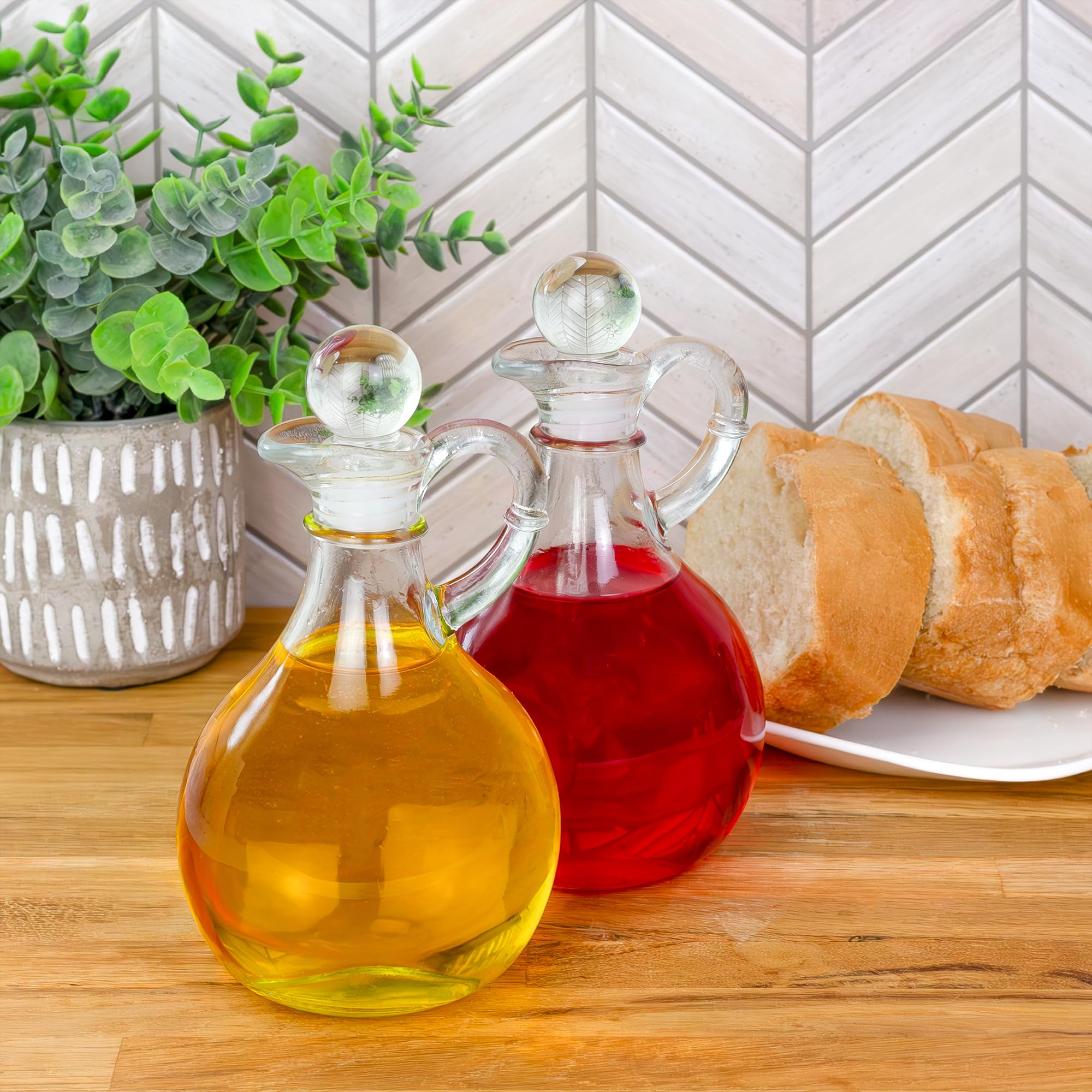 Cornucopia Brands close-up of glass stopper with rubber seal for airtight storage