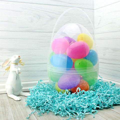 Cornucopia Brands egg handle attached close-up illustrating secure grip and portability