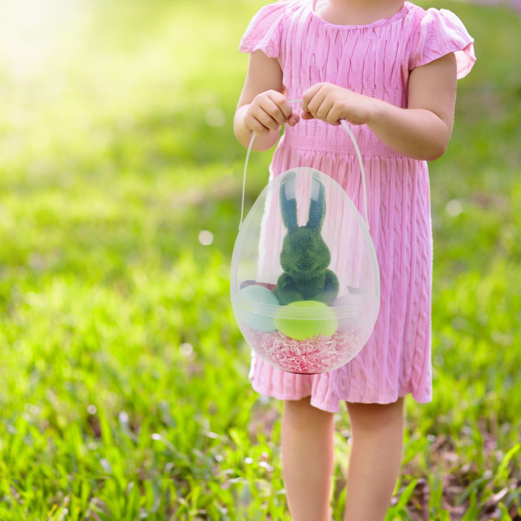 Cornucopia Brands egg in outdoor Easter hunt demonstrating large capacity and visibility