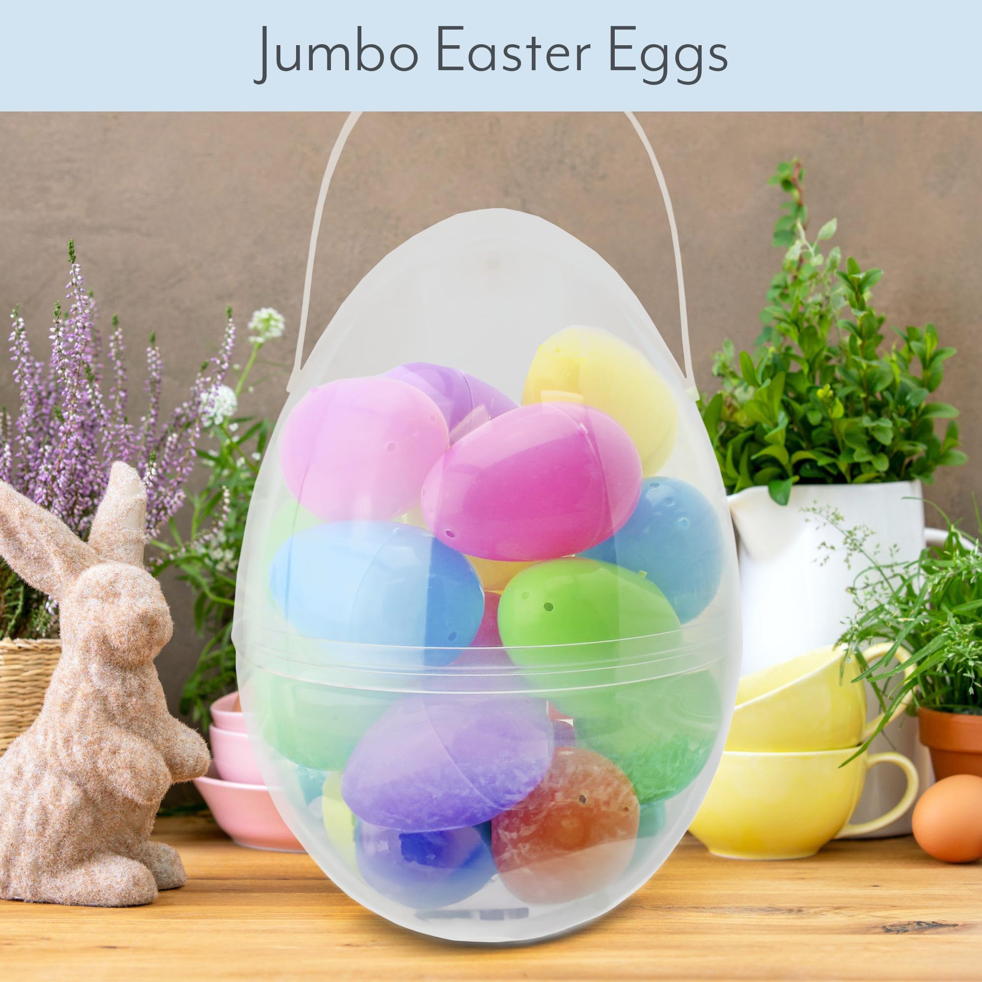 Cornucopia Brands egg filled with gifts illustrating storage for toys and treats