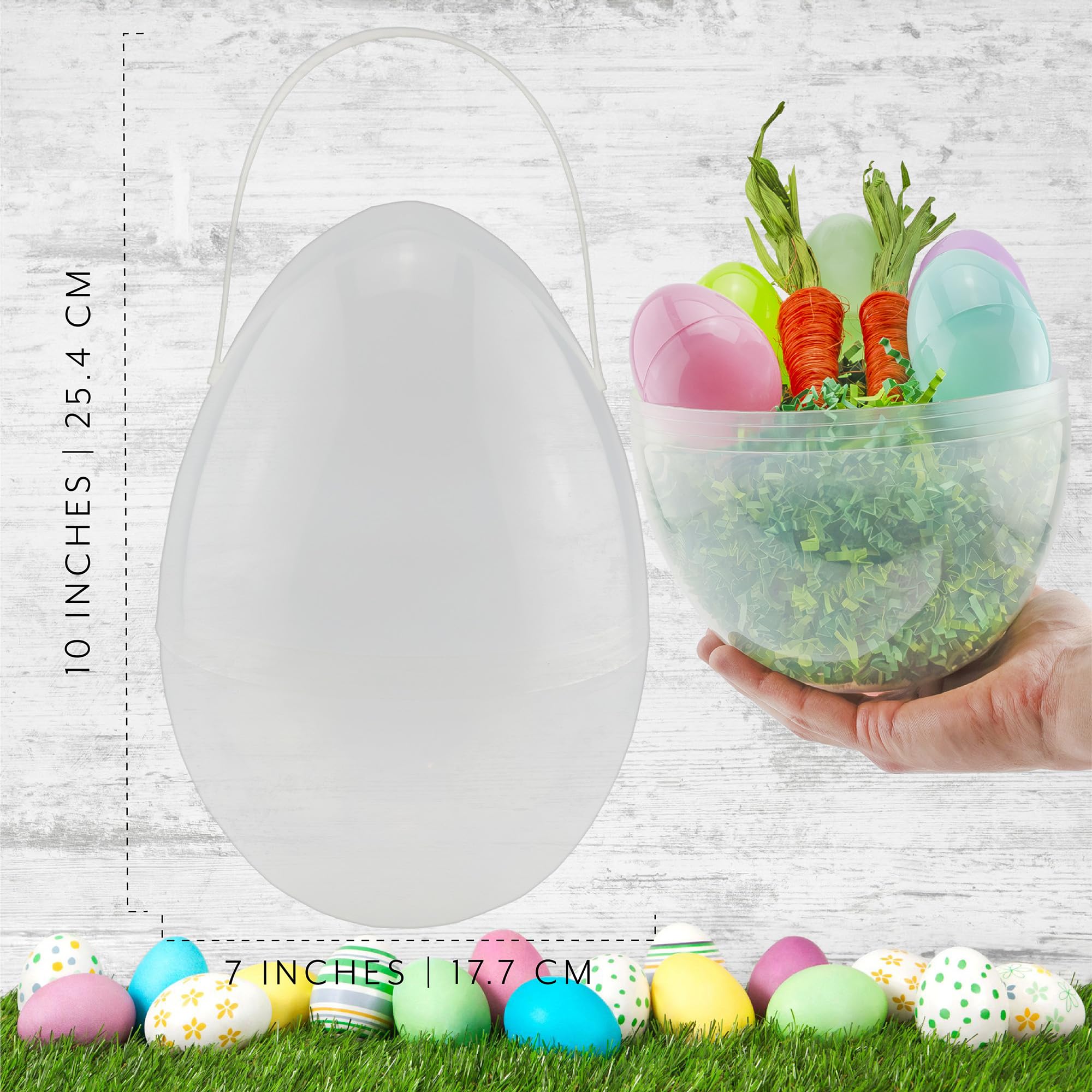 Cornucopia Brands egg used as party centerpiece showcasing decorative display potential