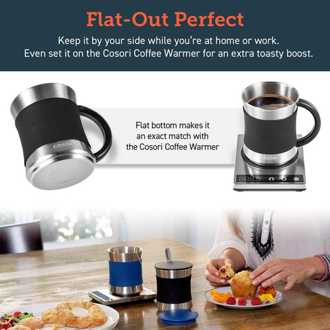 Cosori lid with spoon opening emphasizing easy stirring and spill reduction