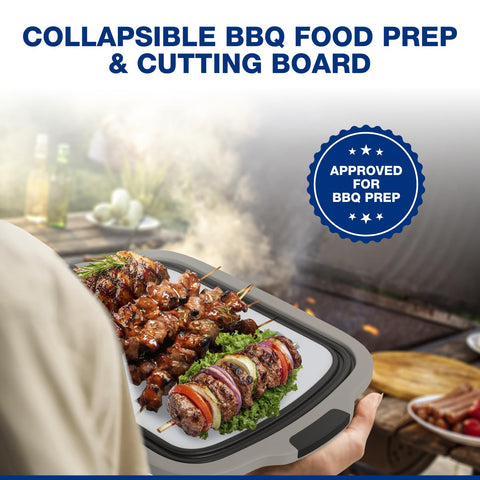 COSPARX cutting board top view with secure surface for stable food prep