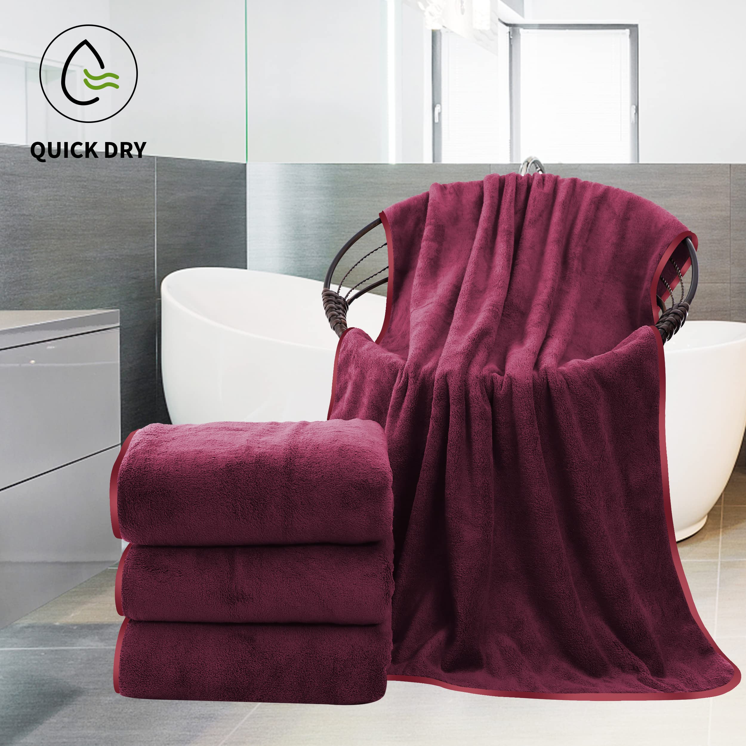 Cosy Family microfiber texture close-up highlighting plush fibers for quick absorbency