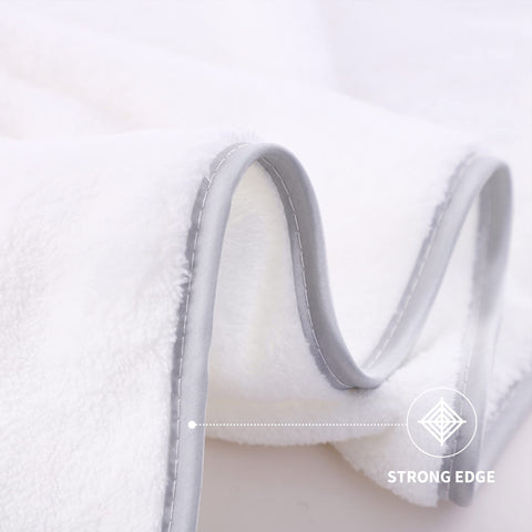 Cosy Family neatly folded towels on shelf showing space-saving storage advantage