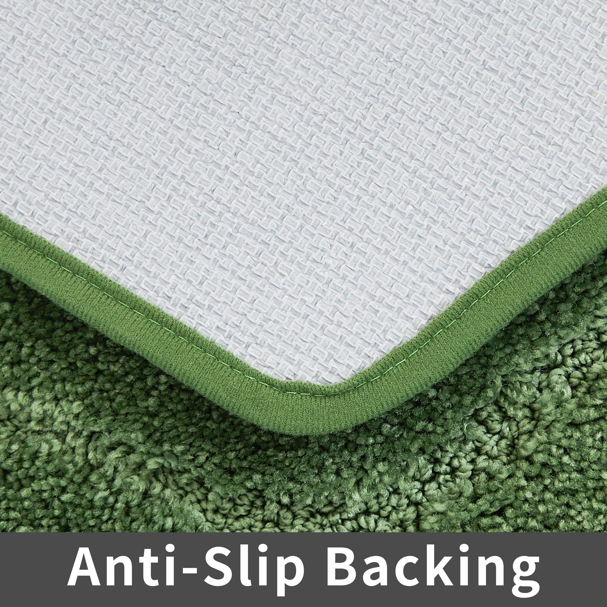 COSY HOMEER anti-slip backing detail showing strong floor grip
