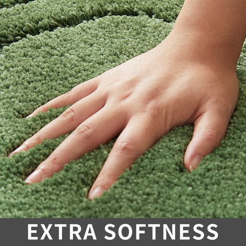 COSY HOMEER close-up of soft polyester pile with fast absorption benefit