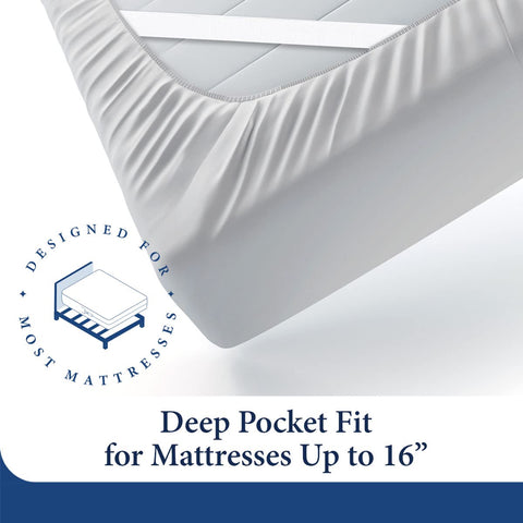 Cosy House Collection pillowcase envelope closure on pillow, keeps pillow secure overnight