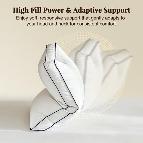 Cosybay feather and down outer layer close-up showing plush loft and airflow