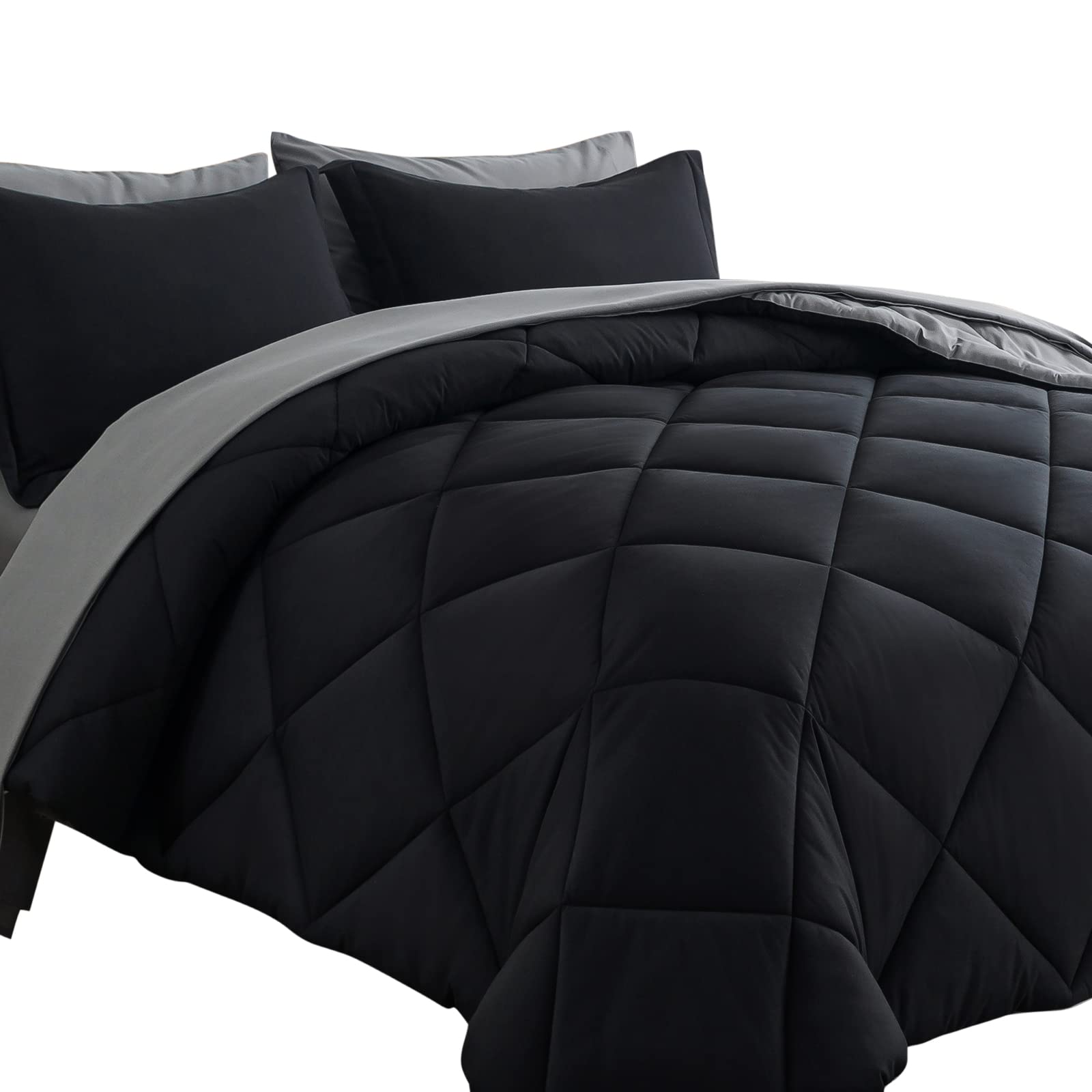 Cosybay comforter front view showing full reversible design and cozy appeal