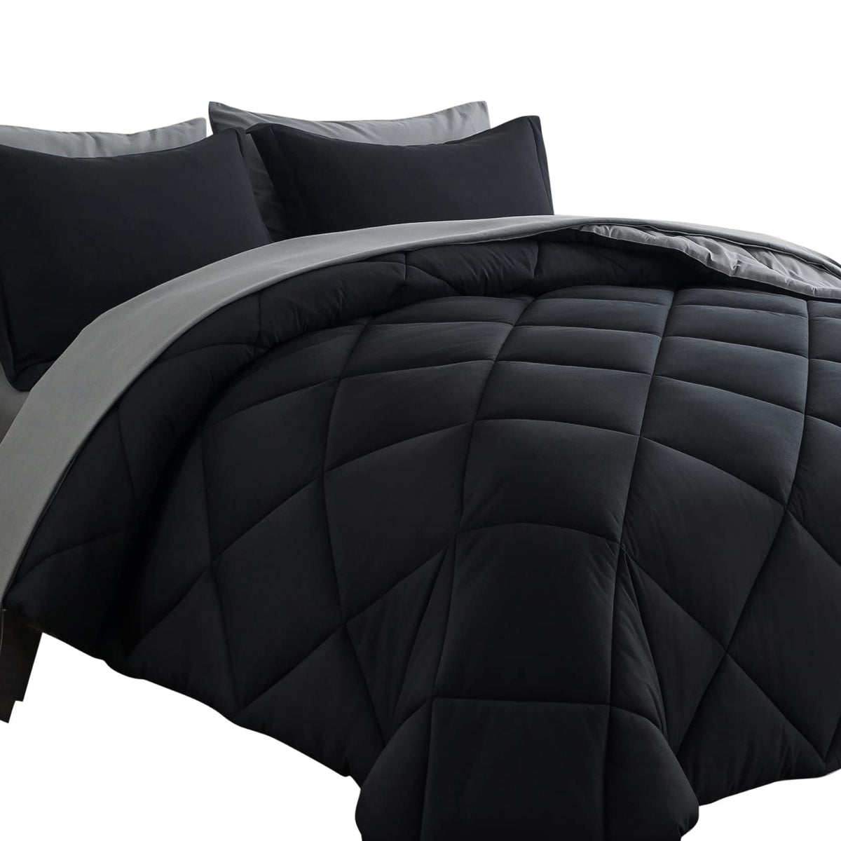 Cosybay comforter front view showing full reversible design and cozy appeal