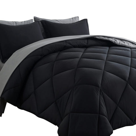 Cosybay comforter front view showing full reversible design and cozy appeal