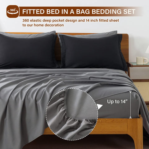 Cosybay fitted sheet on mattress showing scale and snug, anti-slip fit