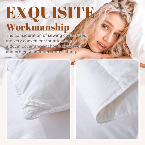 Cosybay comforter in dryer showing easy machine care and fluff restoration