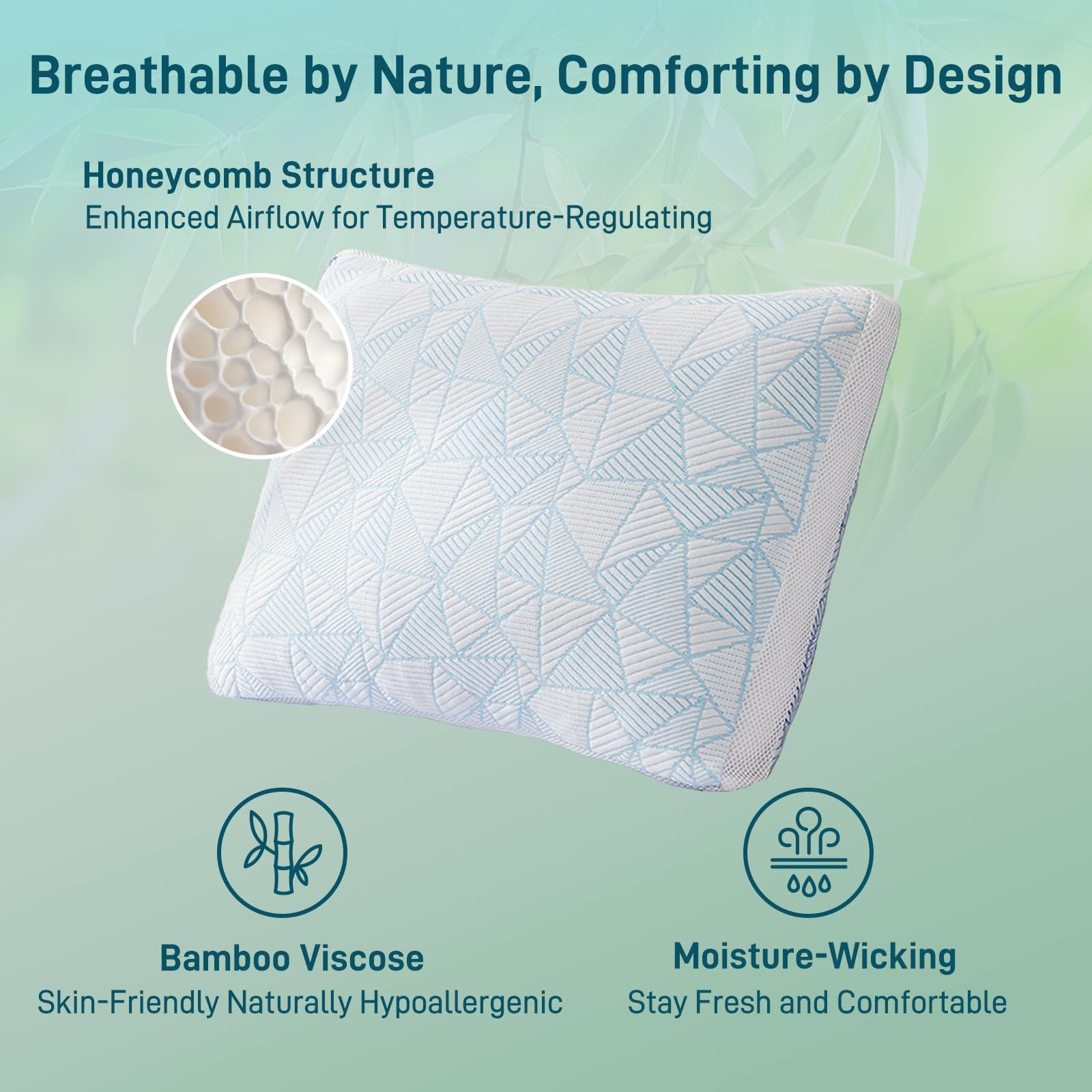 Cotelovo shredded memory foam fill texture showing contouring support and airflow