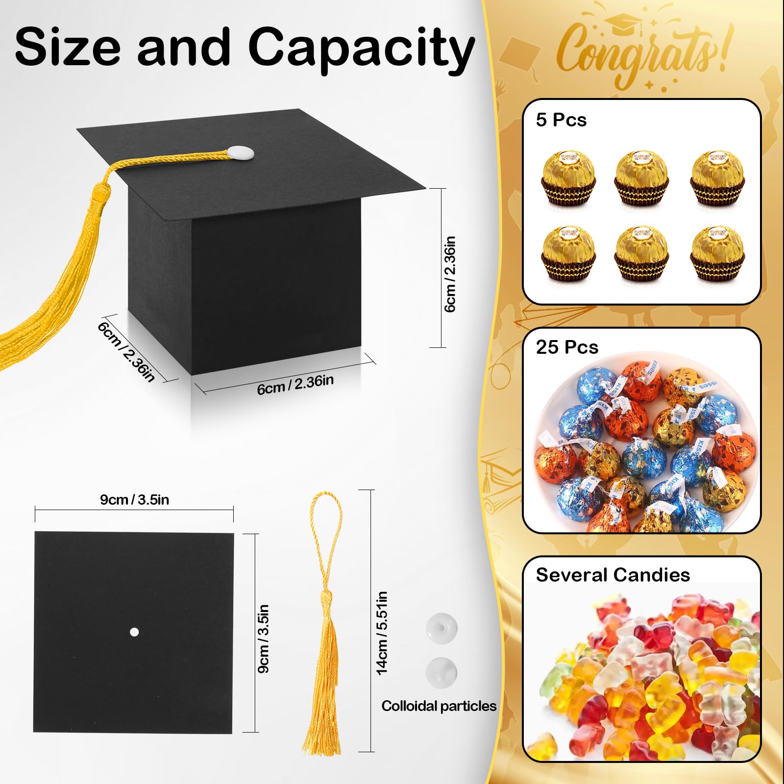 COTOPHER open box filled with candies showing safe food-grade use benefit