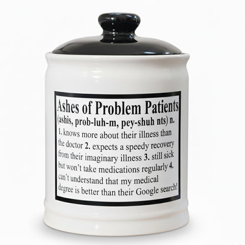 Cottage Creek front view jar showing label and sturdy shape for desk humor