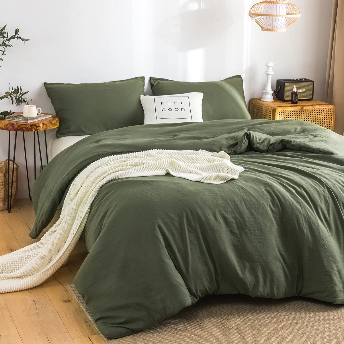COTTEBED folded comforter set in packaging ready as an ideal gift