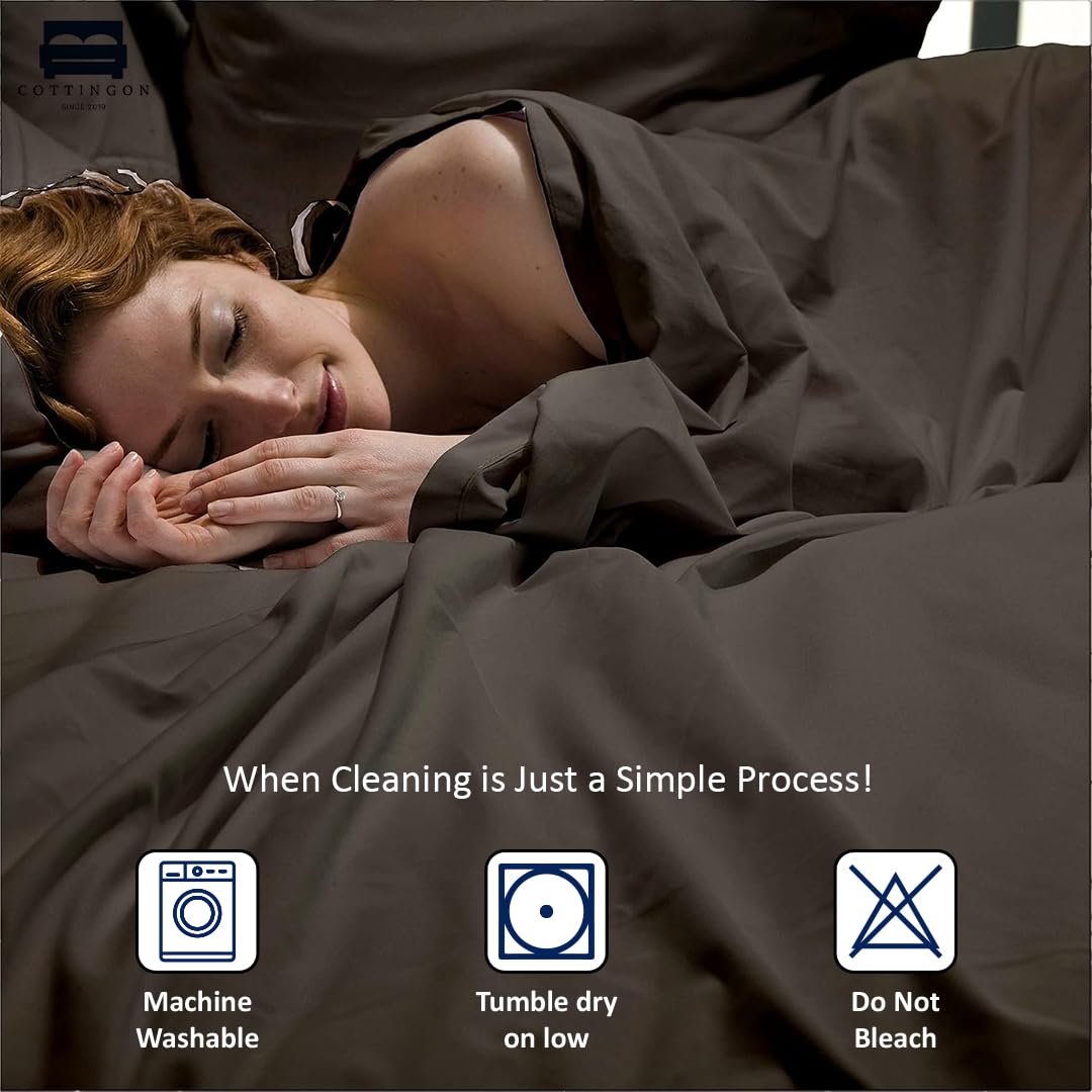 Cottingon styled bedroom scene showing modern dark grey aesthetic benefit