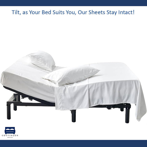Cottingon two pillowcases folded to display size and smooth finish