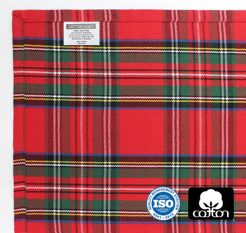 COTTON CRAFT hem and corner detail highlighting quality finish and protection
