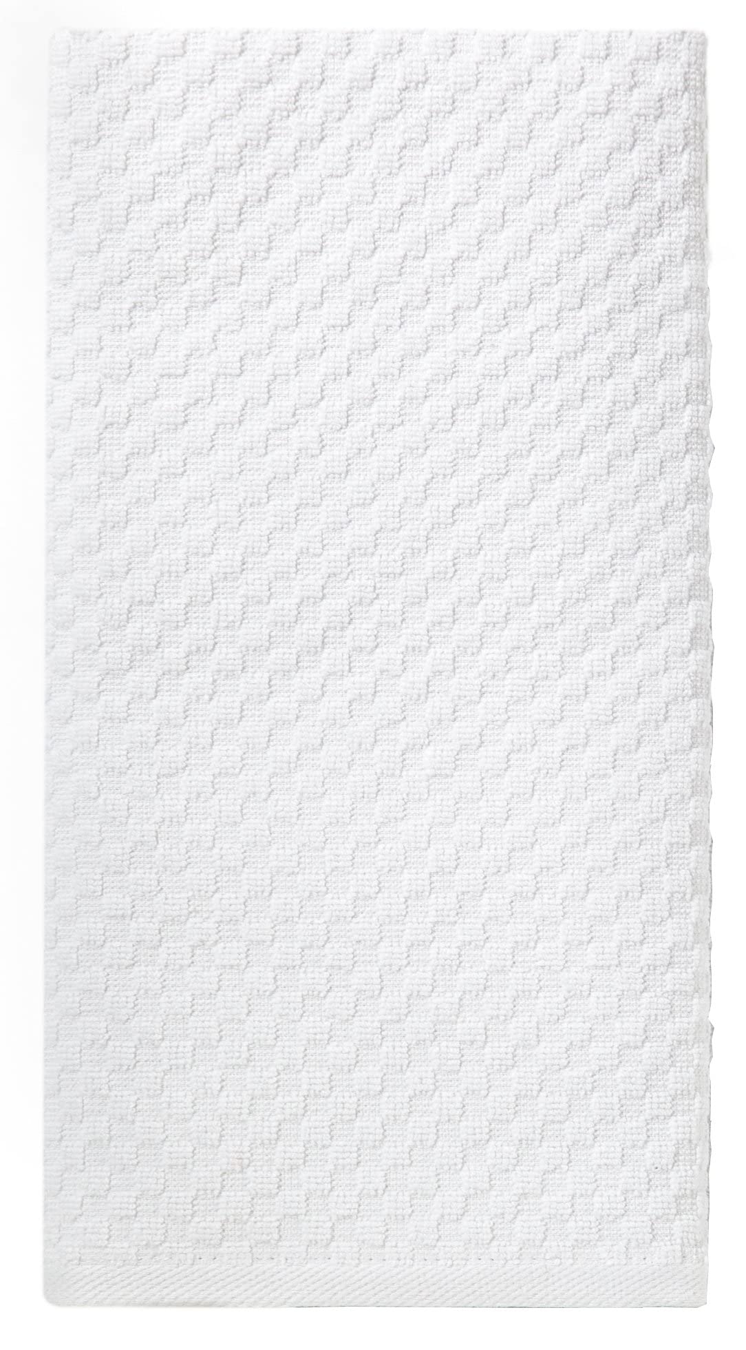 COTTON CRAFT towel next to utensils showing 16x28 size and practical scale