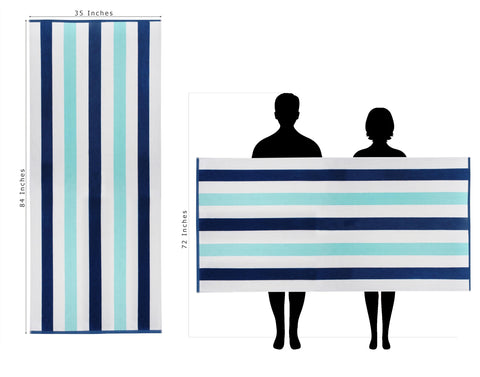 COTTON CRAFT towel on lounge chair by pool providing comfortable protection