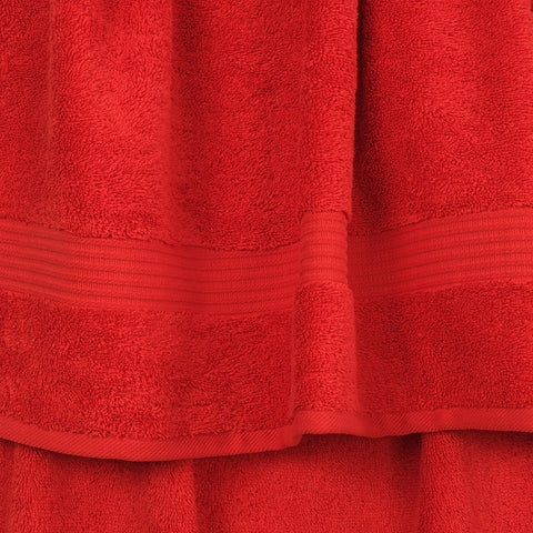 Cotton Paradise hand towel and washcloth stack for coordinated convenience
