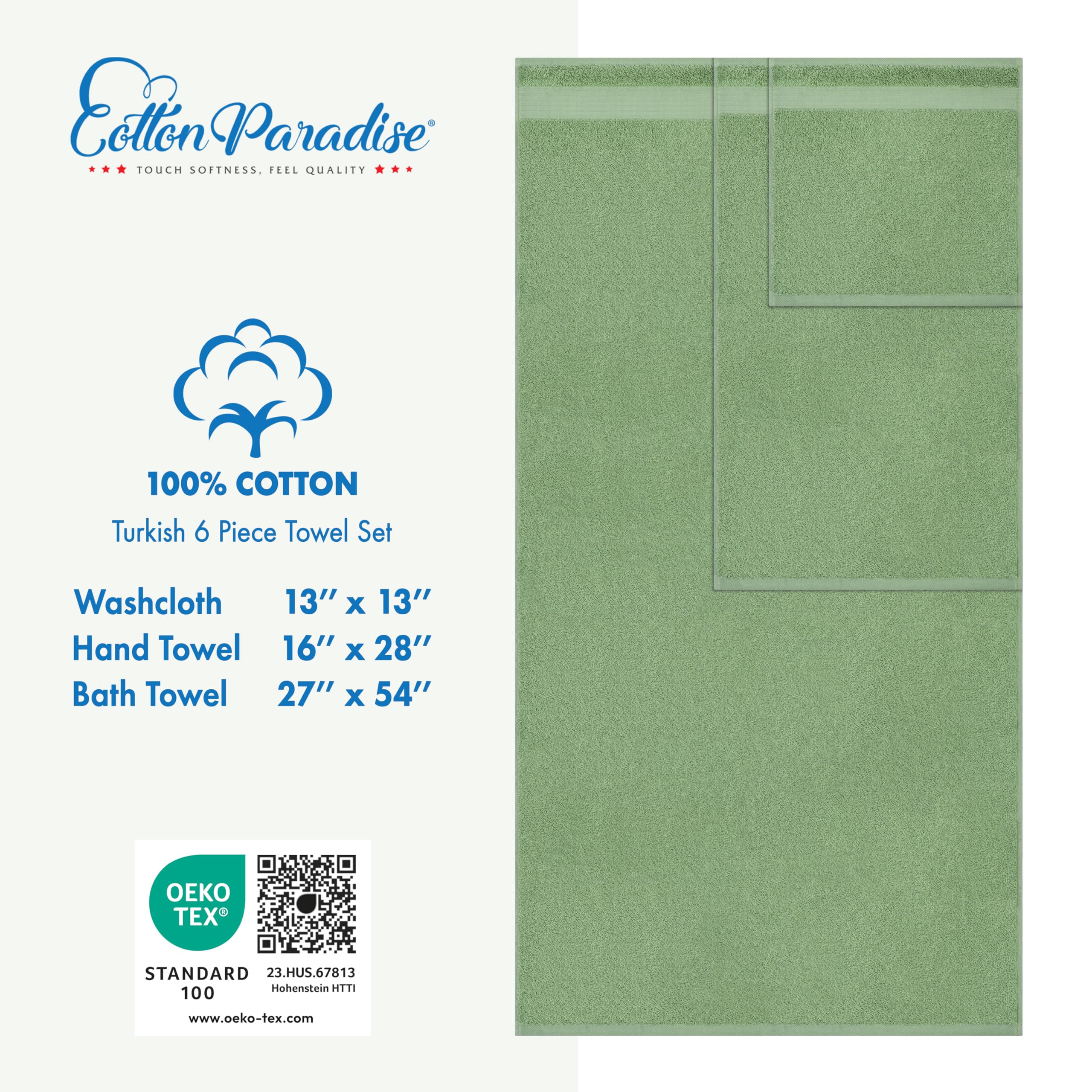 Cotton Paradise towel hanging in modern bathroom illustrating quick-dry convenience benefit