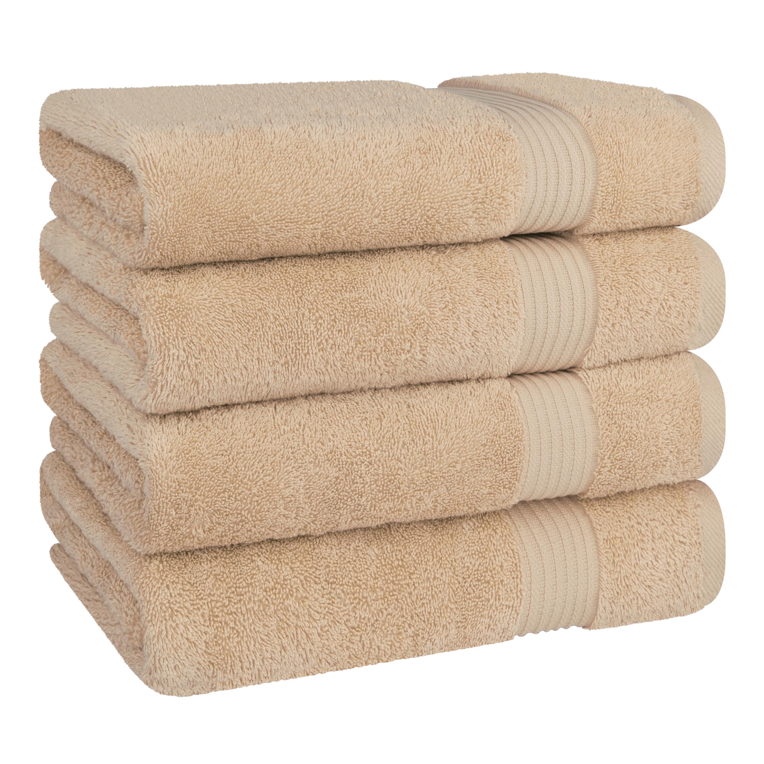 Cotton Paradise towels hanging in bathroom conveying spa-like comfort at home