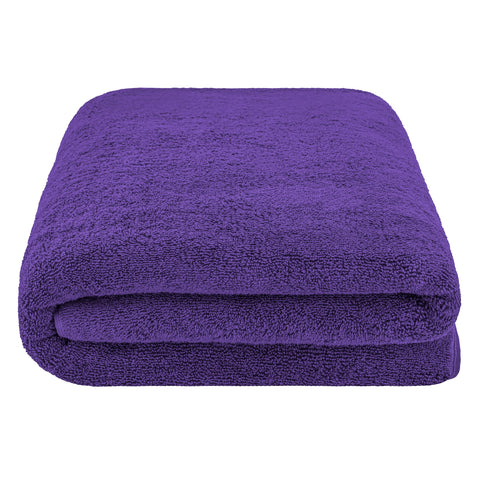 Cotton Paradise wrapped around person after shower emphasizing full coverage