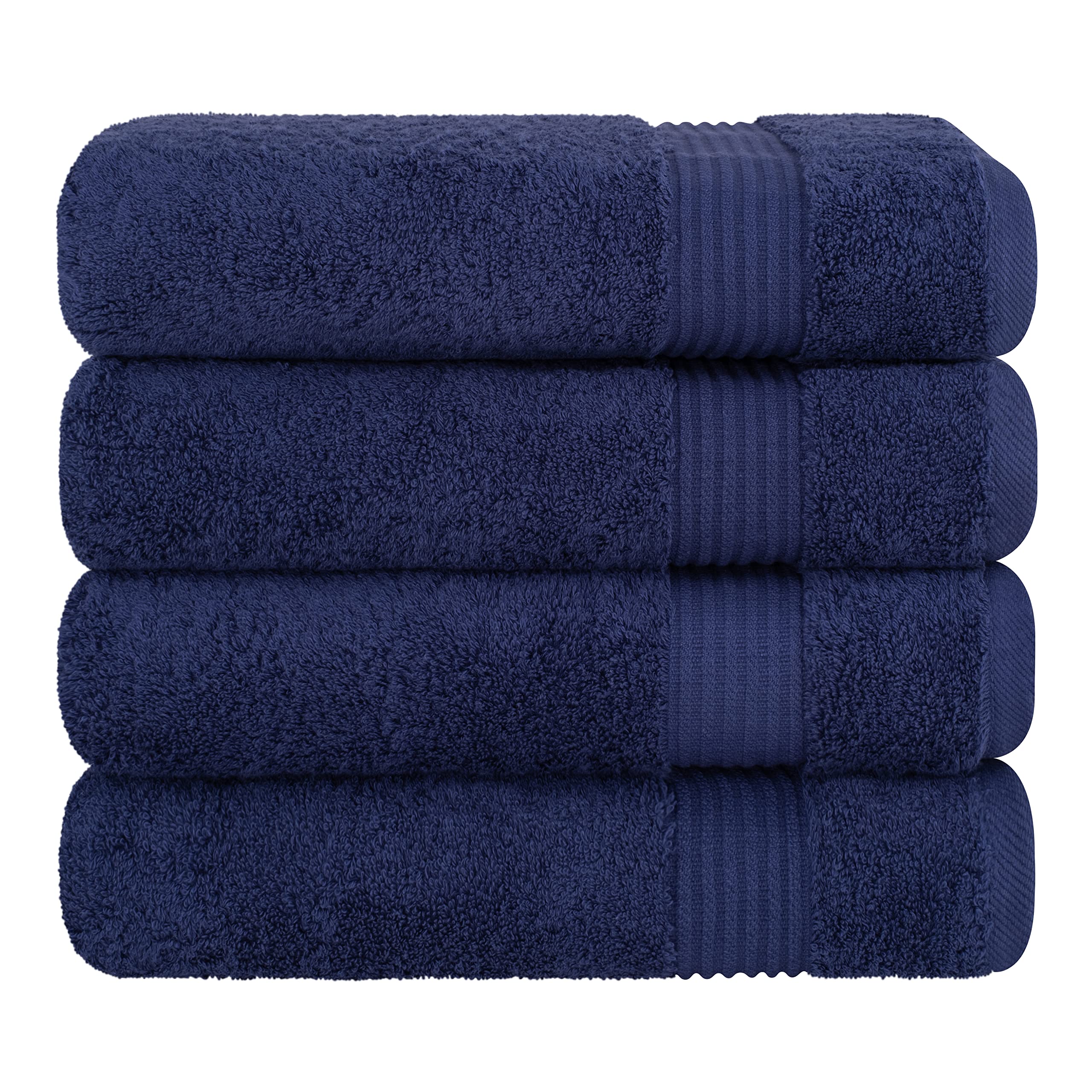Cotton Paradise towel wrapped around person after shower illustrating quick-dry comfort