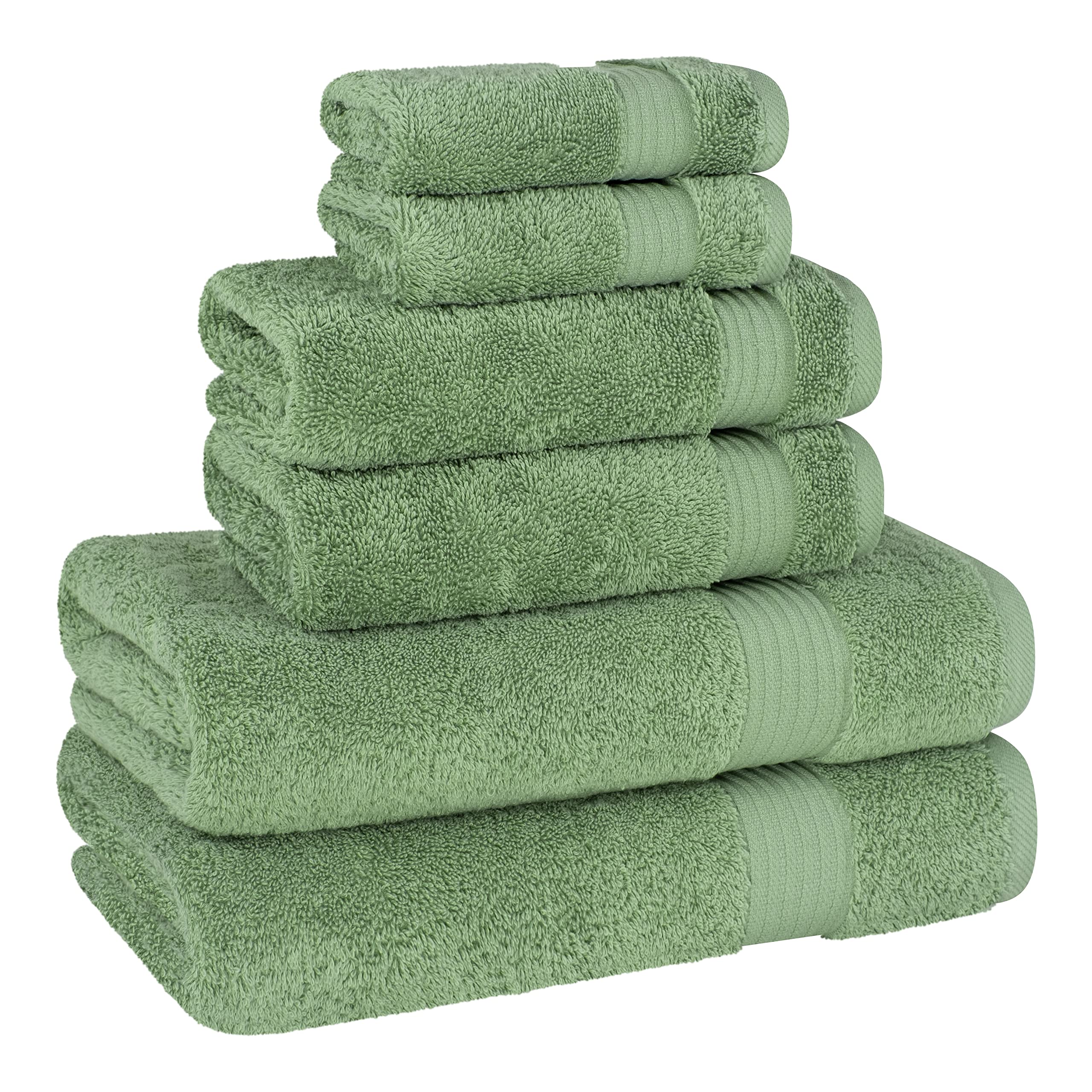 Cotton Paradise towels beside ruler showing exact sizes for accurate fit and planning benefit
