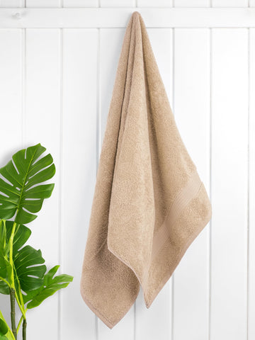 Cotton Paradise folded stack displaying plush appearance and quick-dry convenience