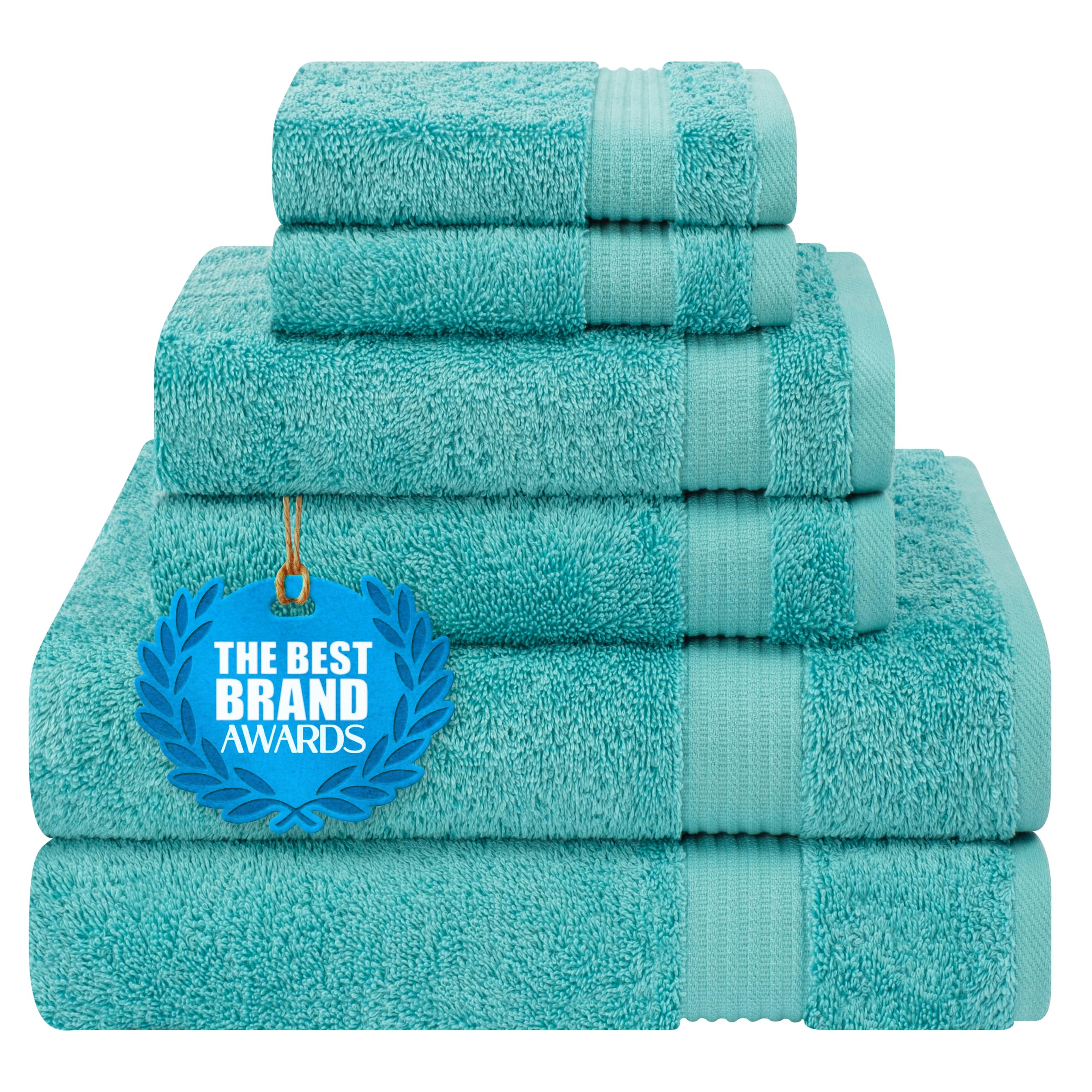 Cotton Paradise front packaging view showing turquoise set and clear contents benefit of coordinated look