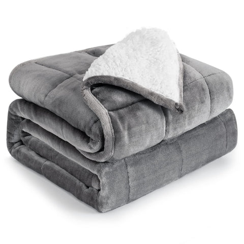 Cottonblue blanket front view showing clean fleece surface and neat edges for cozy comfort