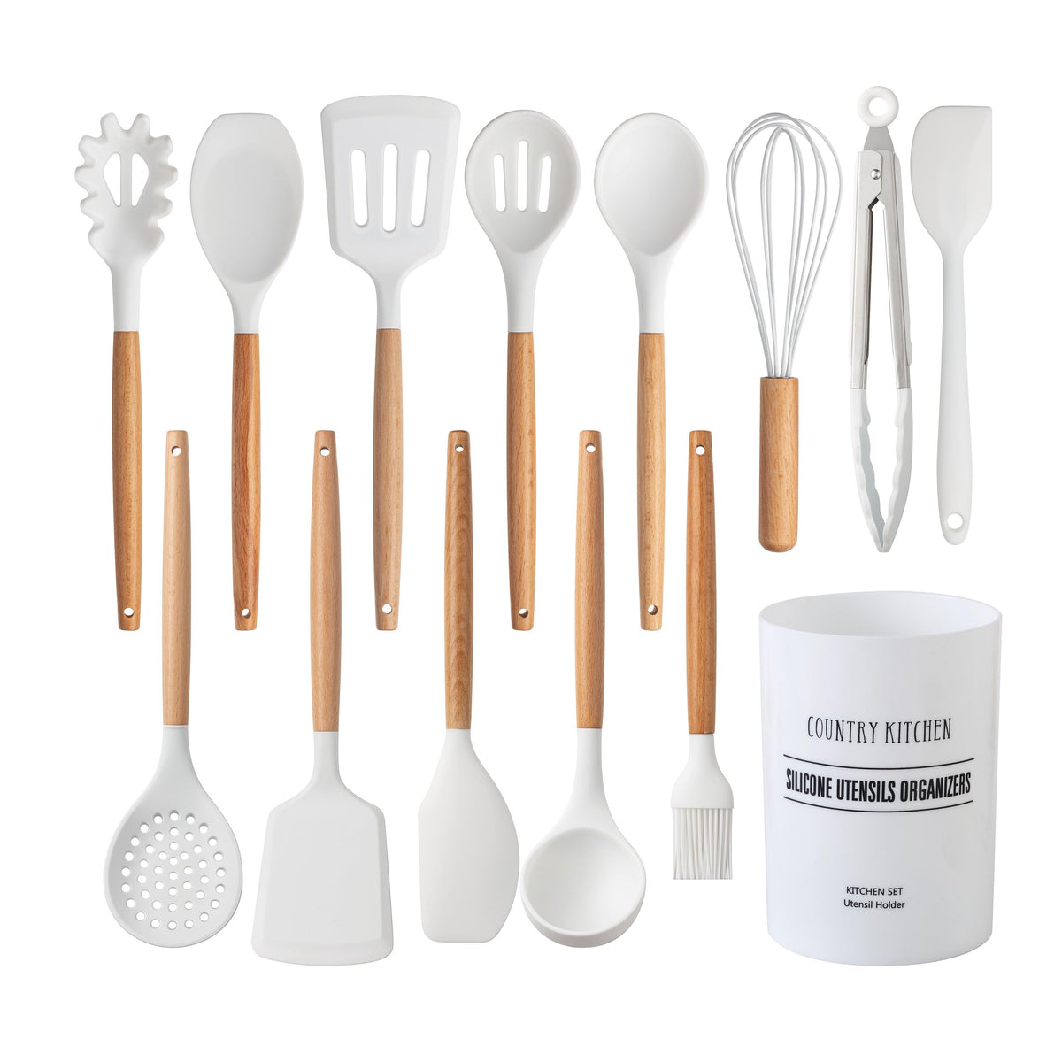 Country Kitchen front packaging showing full 14-piece set and gift box benefit
