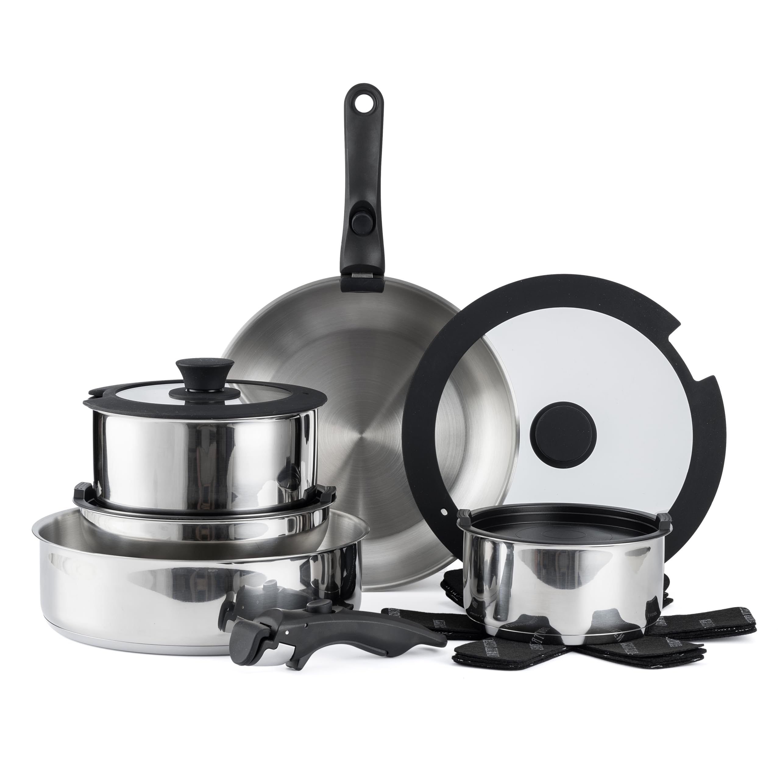 Country Kitchen front packaging showing complete cookware set and benefits