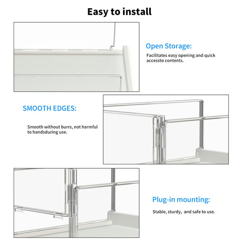 Covetree slide rail close-up demonstrating easier reach benefit