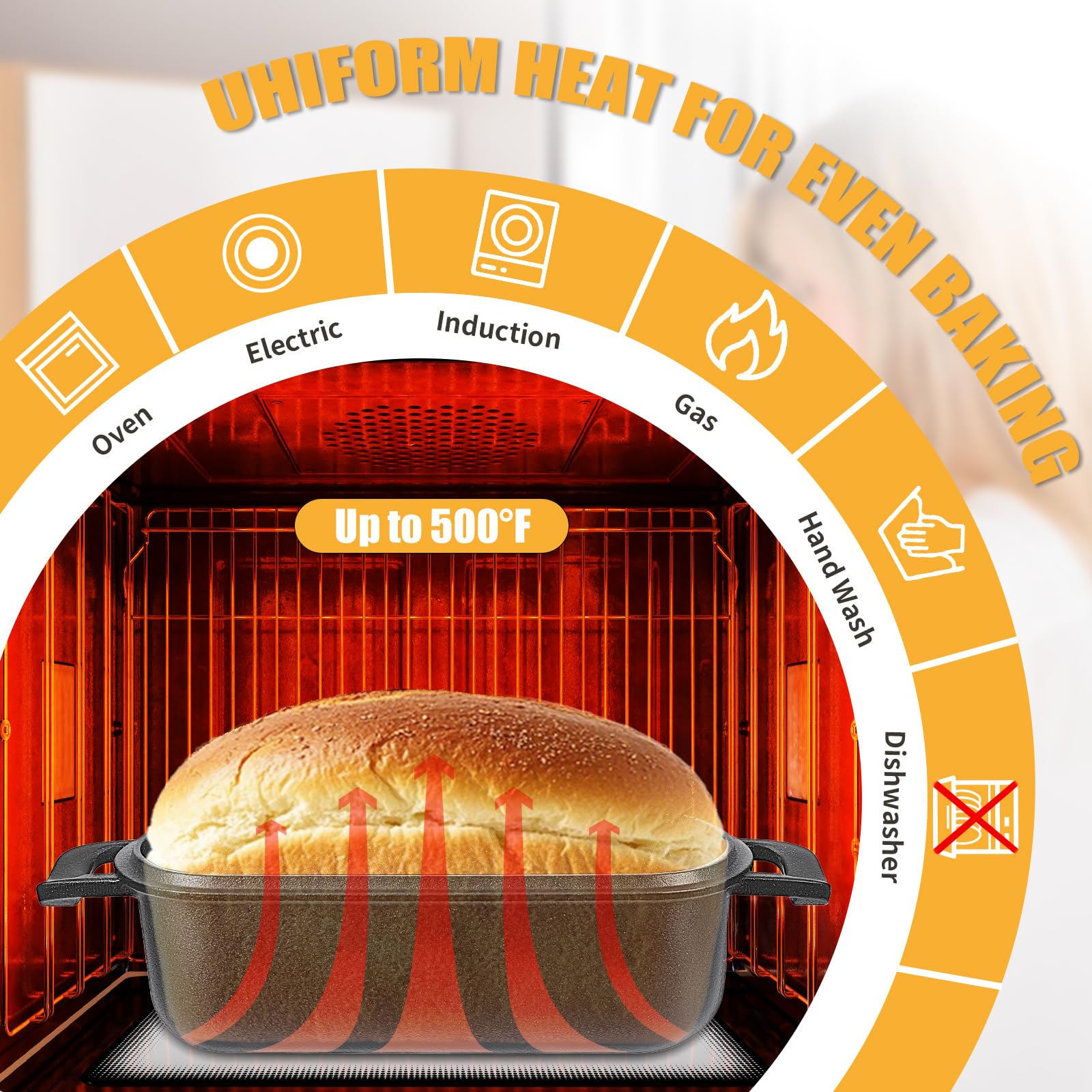 COWORM interior texture and size view showing capacity for standard loaves