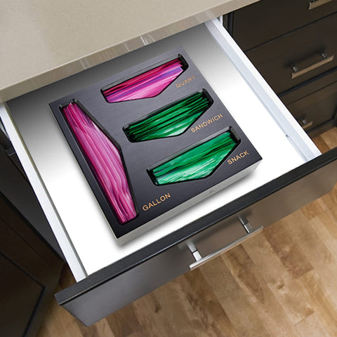 Cozee Bay close-up of compartments highlighting smooth edges and bag accessibility