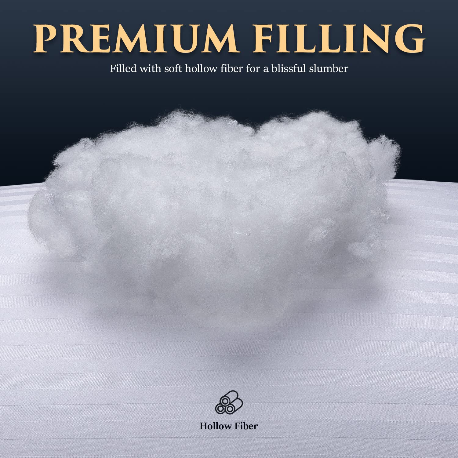 COZSINOOR pillow in bed lifestyle scene illustrating cooling comfort for sleepers