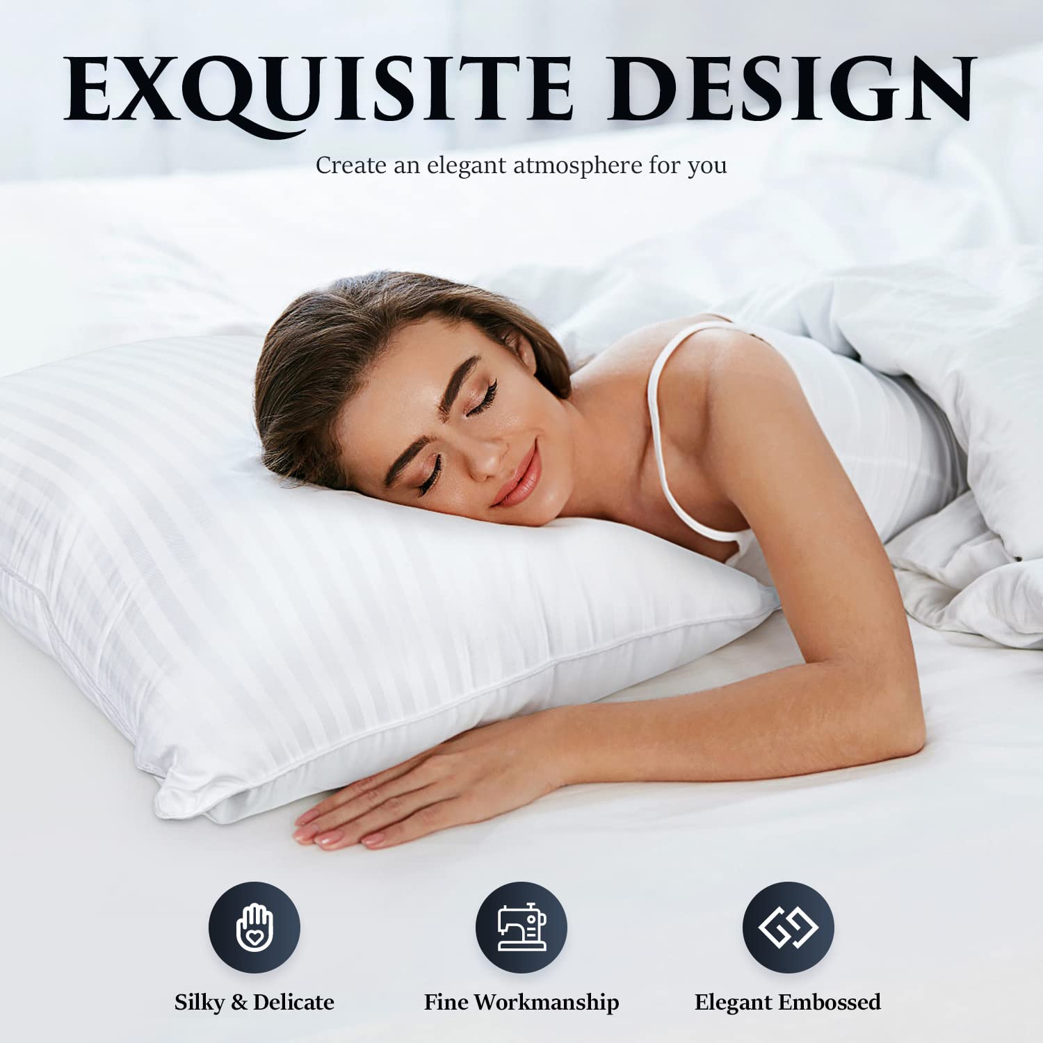 COZSINOOR pillow in washing machine demonstrating easy machine-washable care