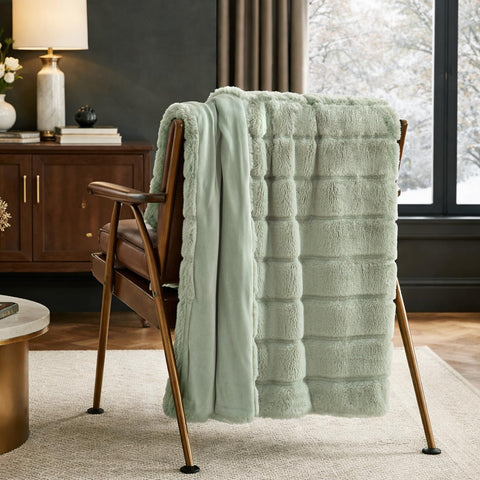 Cozy Bliss backside fabric detail showing smooth backing for durability benefit