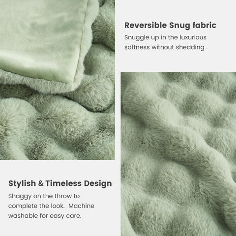 Cozy Bliss draped over bed demonstrating bedroom styling and layered comfort benefit